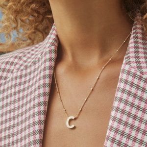 NWT Kendra Scott Letter C Pendant Necklace